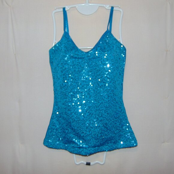 Balera Blue Sequin Camisole MA - Picture 1 of 6